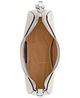 Coach Small Crossgrain Leather Hobo Crossbody Bag