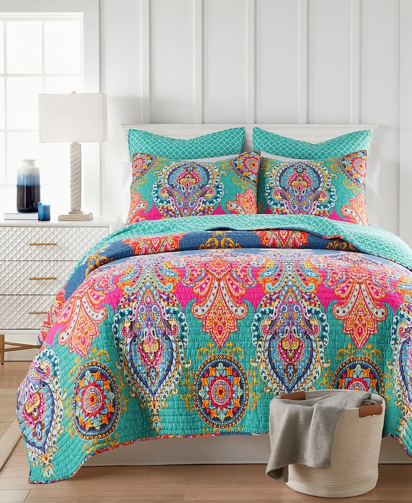 Levtex Fantasia Boho Reversible 2-Pc. Quilt Set, Twin/Twin Xl