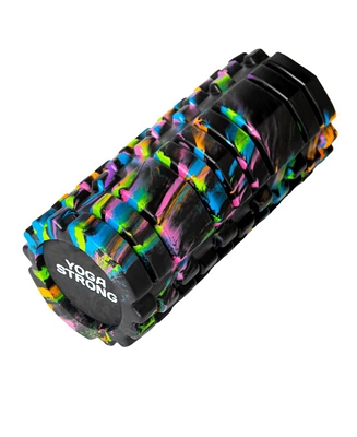 Yoga Strong High Density Ridged Foam Roller for Muscle Soreness & Tightness