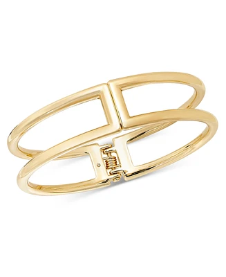 On 34th Gold-Tone Double-Row Bangle Bracelet, Exclusively at Macy's