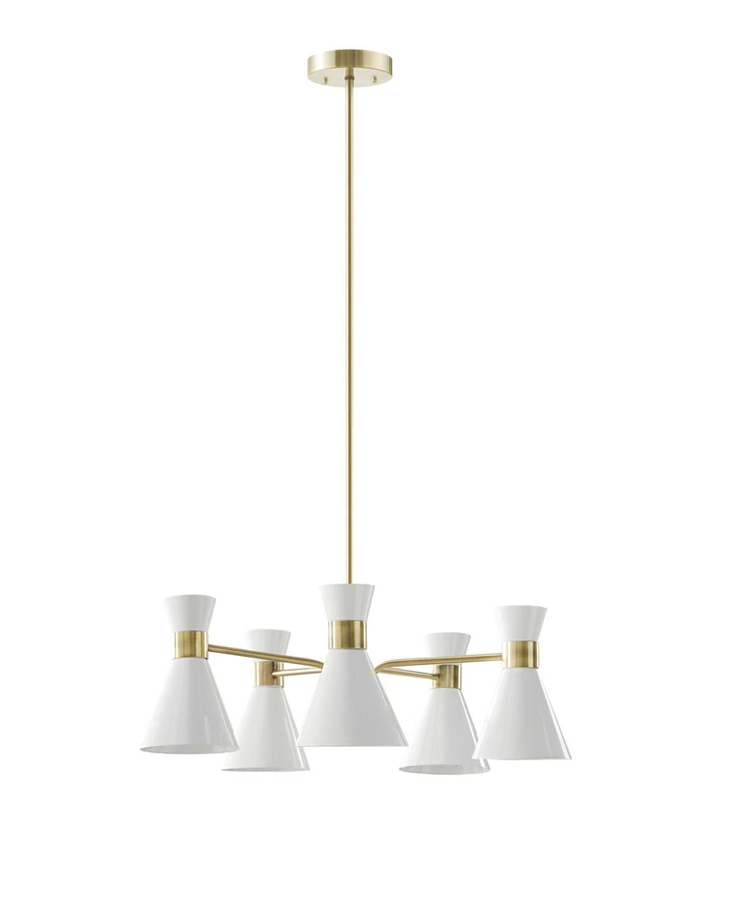Ink+Ivy Ezra 5-Light Adjustable Chandelier