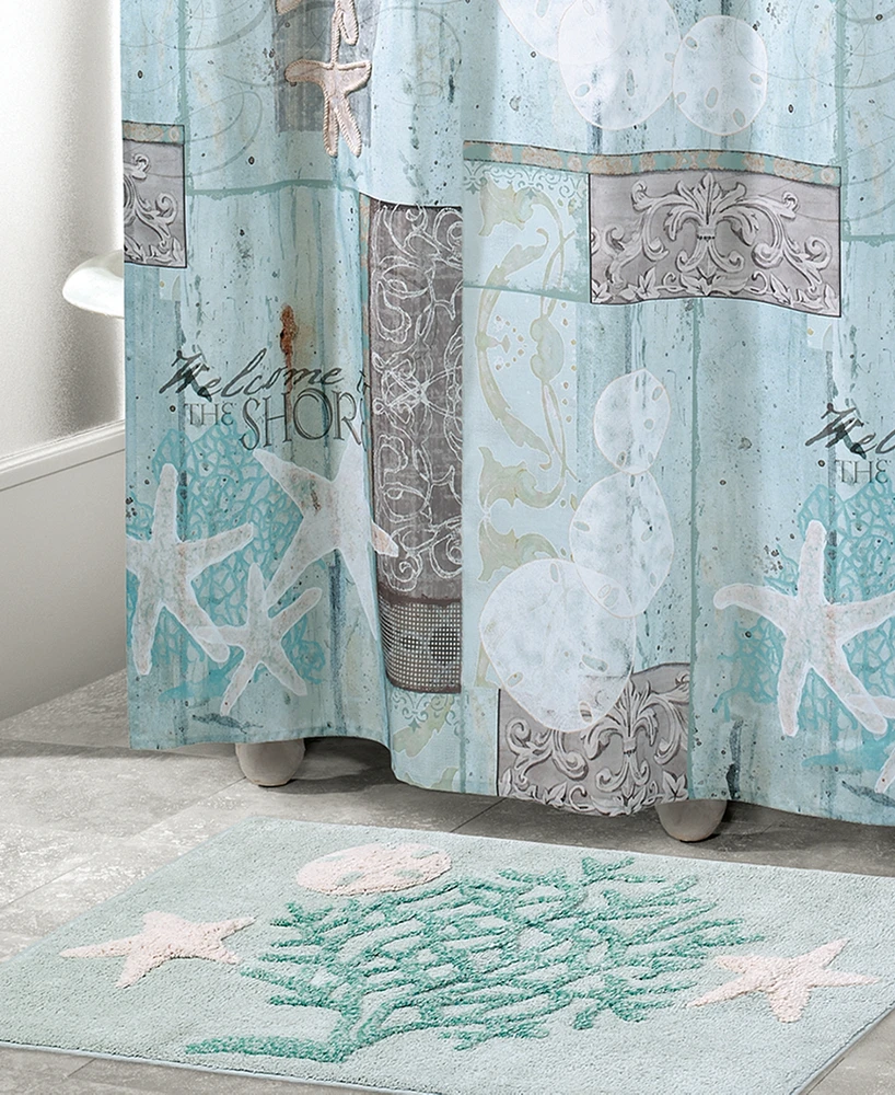 Avanti Beachcomber Seashells Cotton Bath Rug, 20" x 30"