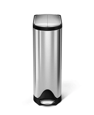 simplehuman 18 Liter Butterfly Lid Kitchen Trash Can