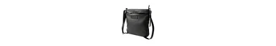 Ladies Leather Top Zipper Crossbody Bag