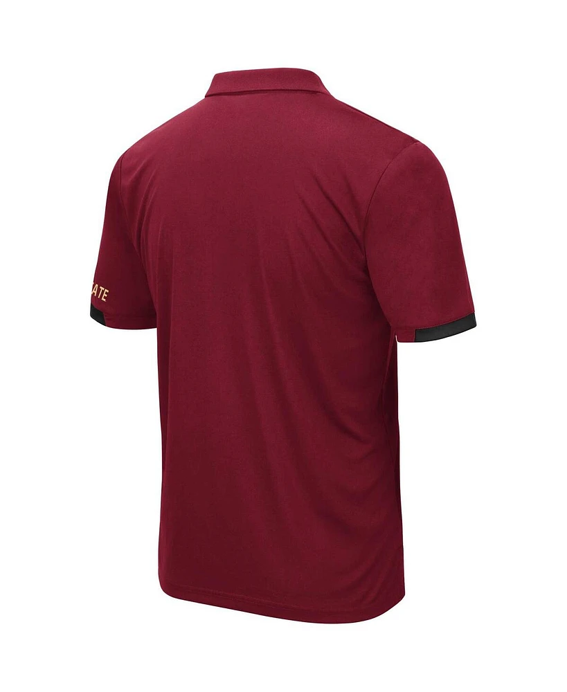 Men's Colosseum Garnet Florida State Seminoles Big and Tall Santry Polo Shirt