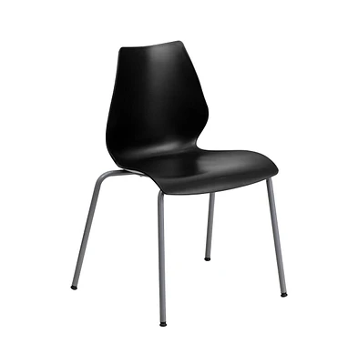 Multipurpose Home Office Stack Chair With Lumbar Support