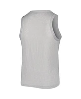 Women's Soft As A Grape Gray Chicago White Sox Plus High Neck Tri-Blend Tank Top