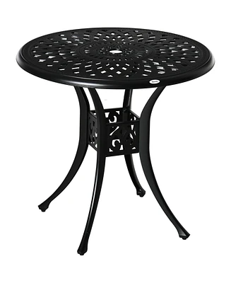 Outsunny 30" Outdoor Patio Distro Dining Table Only W/ Umbrella Hole