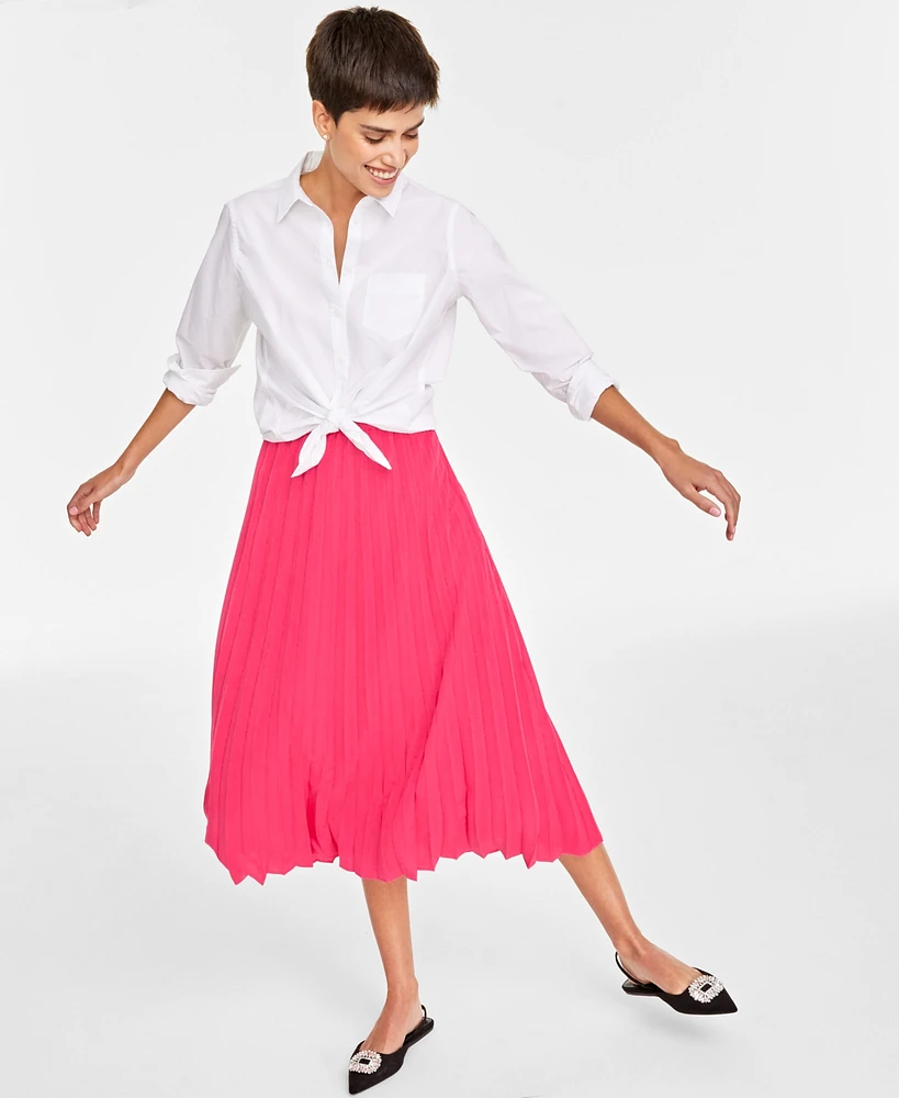 On 34th Women's Collared Button-Down Shirt, Created for Macy's