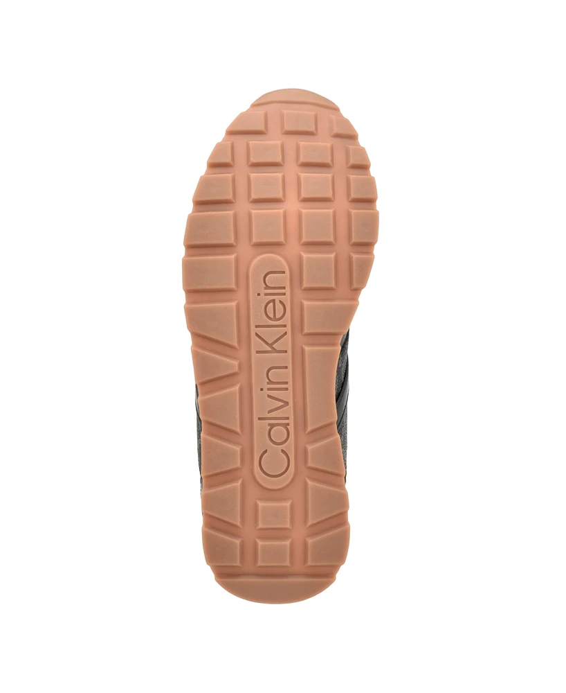 Calvin Klein Women's Carlla Round Toe Lace-up Sneakers