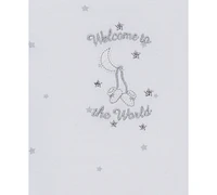 Little Me Baby Boys or Baby Girls Welcome To The World Gown and Hat, 2 Piece Set