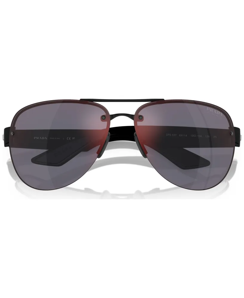 Prada Linea Rossa Men's Sunglasses, Ps 55YS