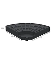 Outsunny Patio Umbrella Base, 4 Pieces Outdoor Umbrella Weights,