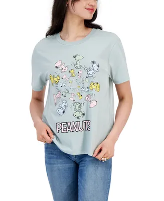 Love Tribe Juniors' Peanuts Graphic Snoopy T-Shirt