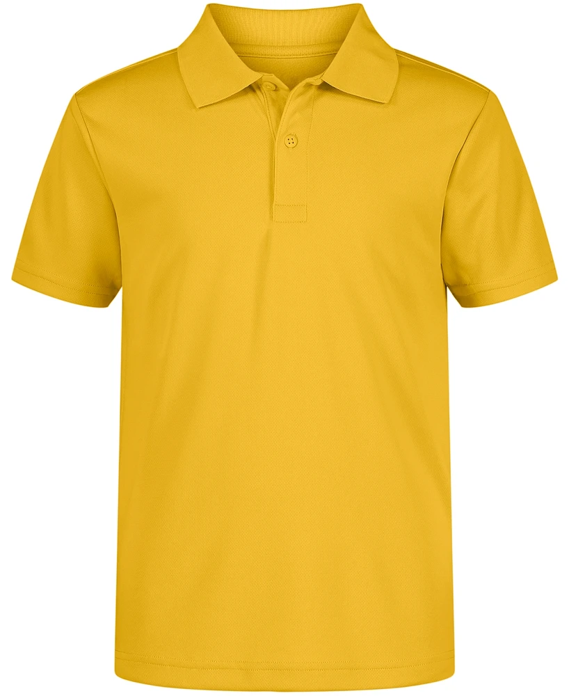 Nautica Big Boys Uniform Quick Dry Short Sleeve Performance Stretch Polo