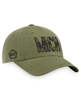 Men's Top of the World Olive Michigan Wolverines Oht Military-Inspired Appreciation Unit Adjustable Hat