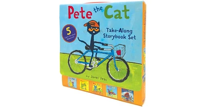 Pete the Cat Take-Along Storybook Set- 5-Book 8x8 Set by James Dean