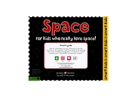 Smart Kids- Space- For Kids Who Really Love Space by Roger Priddy
