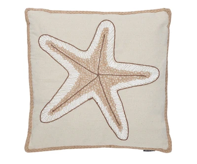 Safavieh Hema Starfish 18" x 18" Pillow