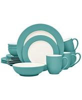 Noritake Colorwave Rim 16-Pc. Dinnerware Set, Service for 4