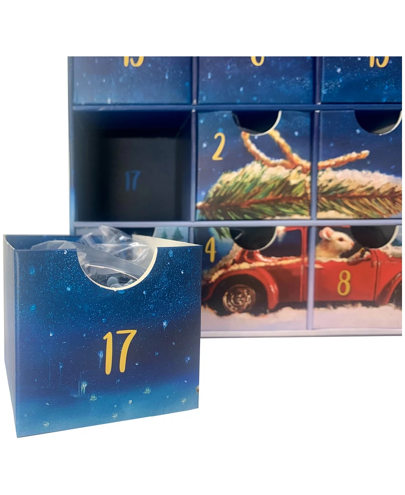Eurographics Incorporated Christmas Animals Advent Calendar 24 Jigsaw Puzzles, 24 x 50 Pieces