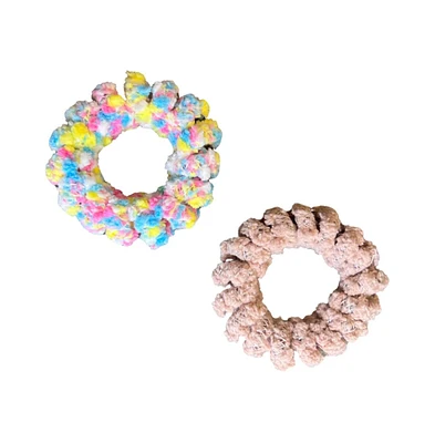Hair Tie Set - Pink Spirals