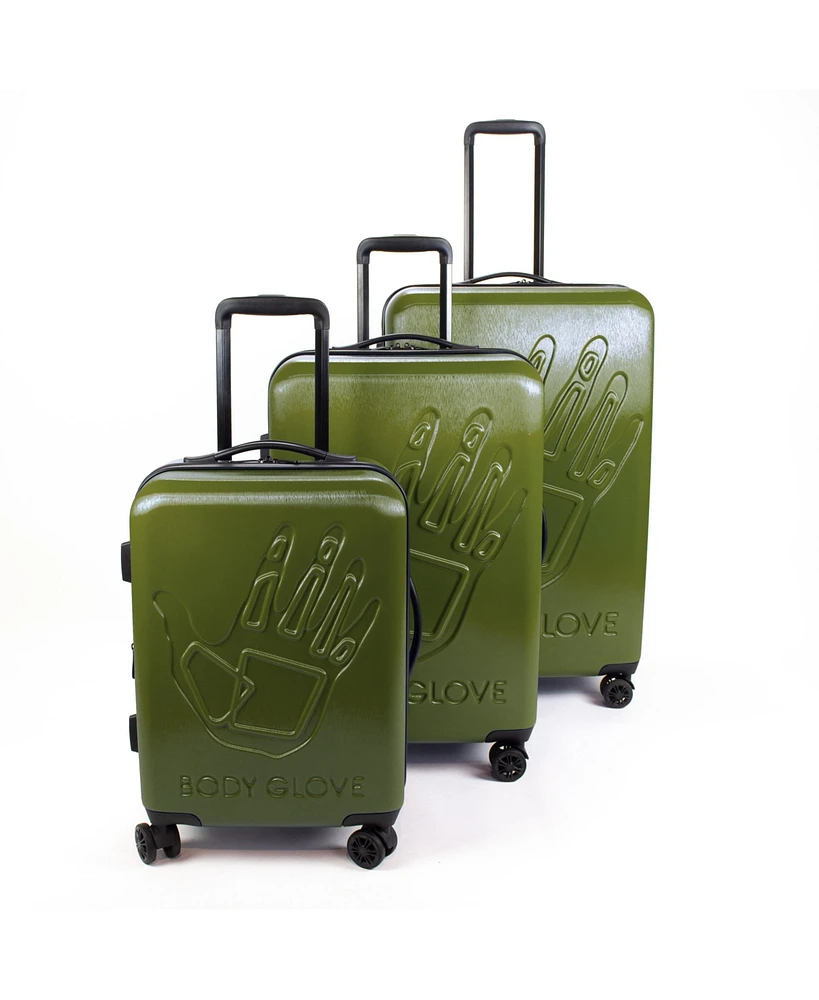 Body Glove Redondo 3-Piece Hardside Spinner Set