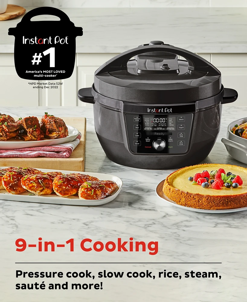 Instant Pot 7.5 Qt Rio Wide Base 9-in-1 Multi-Cooker