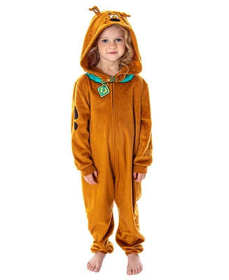Scooby-Doo Toddler Scooby Doo Hooded Character One Piece Union Suit Pajama