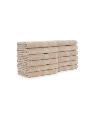 True Color Bathroom Hand Towels (12 Pack), Solid Options, 16x27 in., 100% Soft Cotton