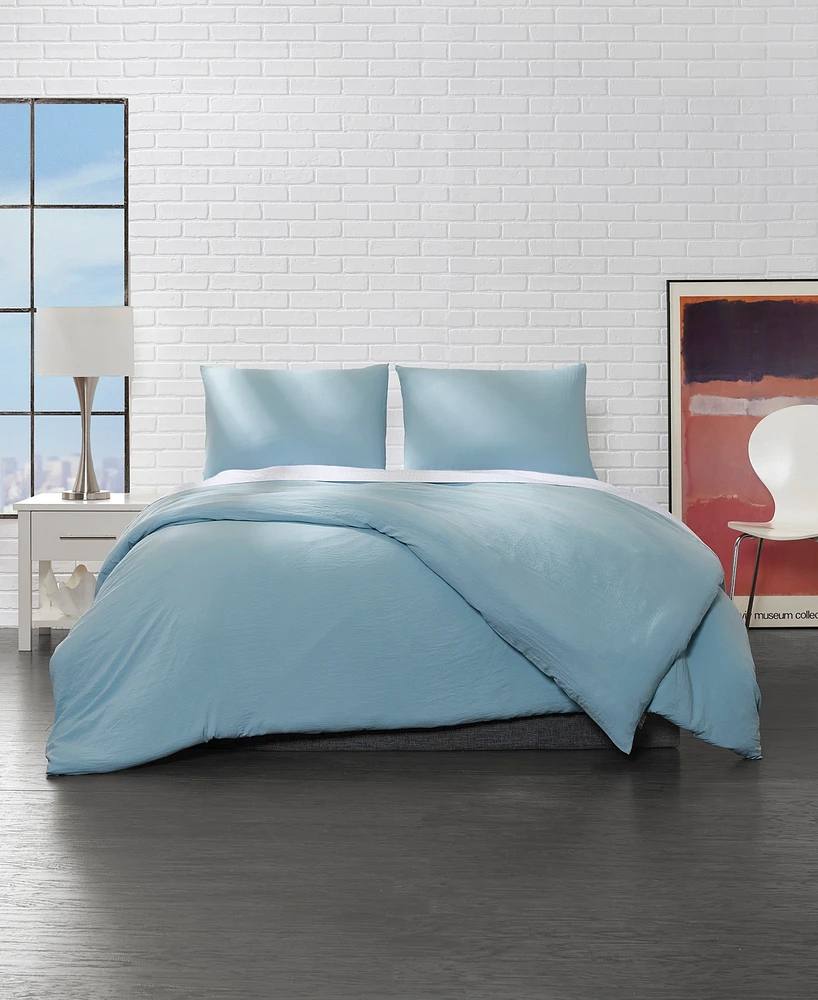 Ella Jayne Solid Microfiber 3-Pc. Duvet Cover Set, Twin/Twin Xl