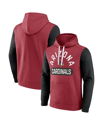 Men's Fanatics Cardinal Arizona Cardinals Extra Point Pullover Hoodie