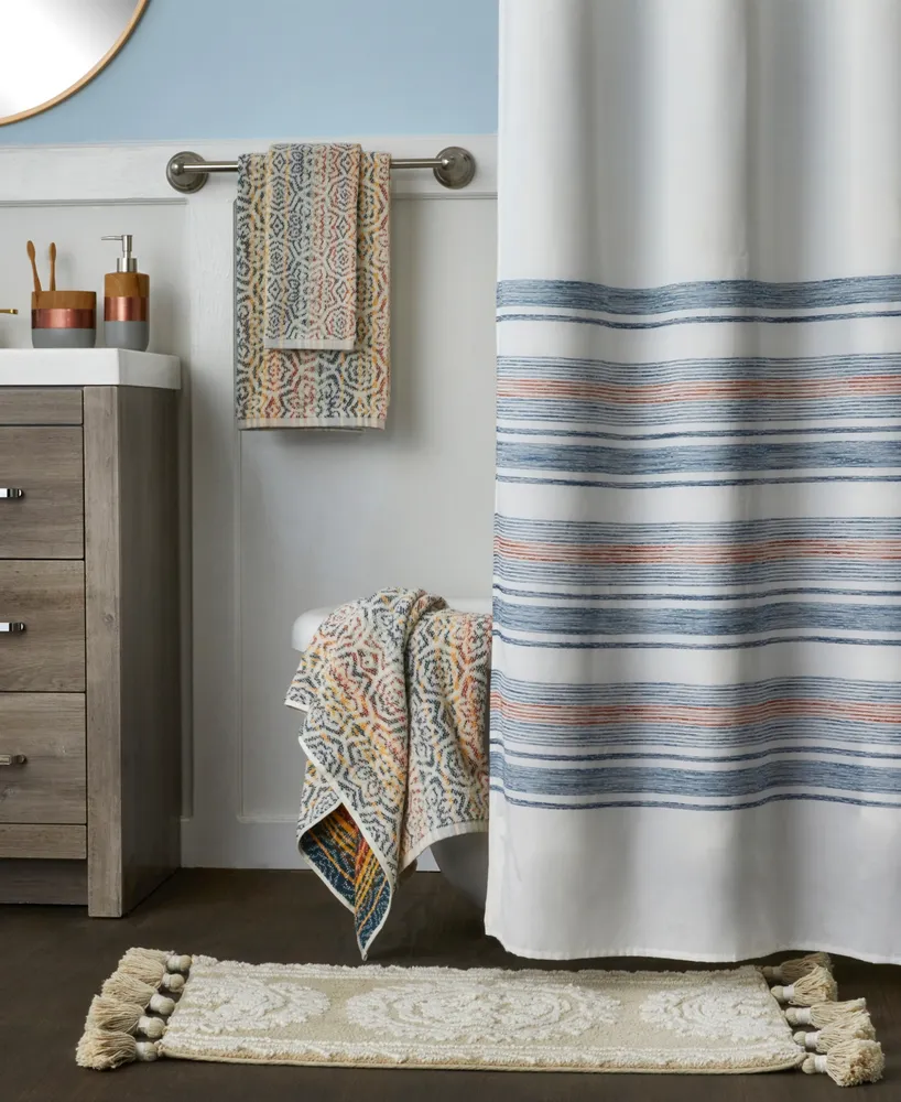 Skl Home Rhapsody Spice Cotton Bath Towel, 50" x 27"