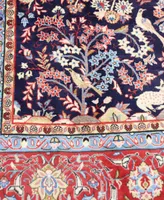 Bashian One of a Kind Sarouk 9'5" x 13' Area Rug