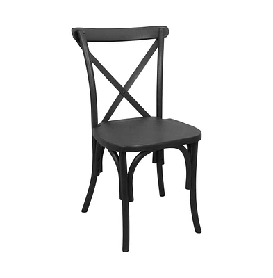 Resin X-Back Chair