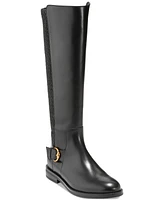 Cole Haan Women's Clover Stretch Side-Buckle Riding Boots