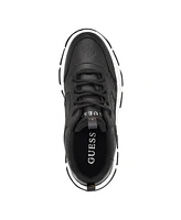 Guess Women's Bisun Lugged Rubber Sole Lace Up Platform Sneakers