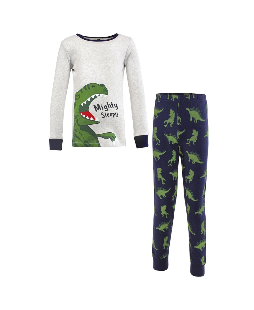 Hudson Baby Boys Cotton Pajama Set Dino