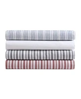 Nautica Solid Cotton Percale Fitted Sheets