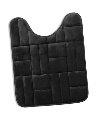 Ultra Soft Non-Slip Plush Memory Foam Bath Rug - Contour 24"x20" Tiled Design