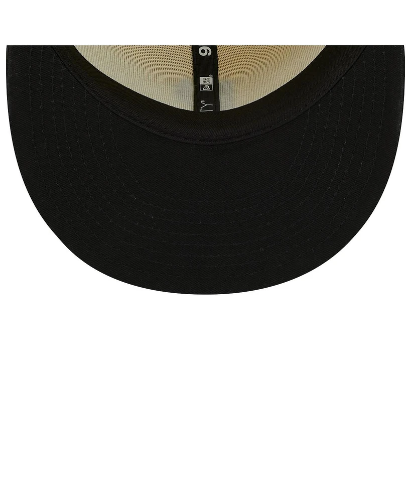 Men's New Era Gold, Black Pittsburgh Pirates 2023 City Connect 9FIFTY Snapback Adjustable Hat