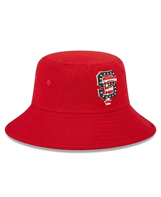 Men's New Era Red San Francisco Giants 2023 Fourth of July Bucket Hat