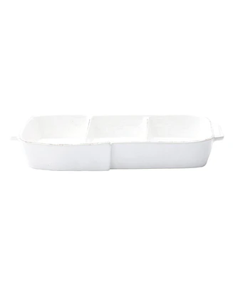 Vietri Melamine Lastra Three-Part Server