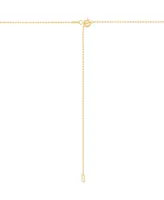Diamond Mary Pendant Necklace (1/10 ct. t.w.) in 14k Gold-Plated Sterling Silver, 16" + 4" extender