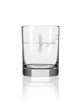 Rolf Glass Fly Fishing Double Old Fashioned Glass 13oz