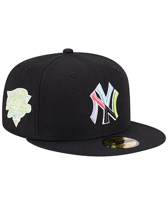 Men's New Era Black New York Yankees Multi-Color Pack 59FIFTY Fitted Hat