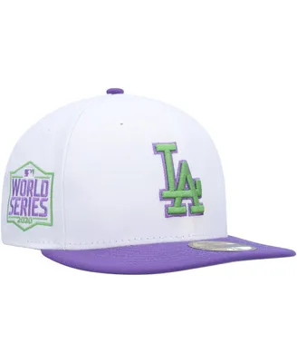 Men's New Era White Los Angeles Dodgers 2020 World Series Side Patch 59FIFTY Fitted Hat