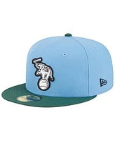 Men's New Era Sky Blue, Cilantro Oakland Athletics 1988 World Series 59FIFTY Fitted Hat