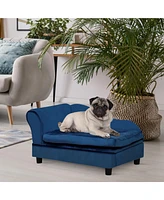 PawHut Luxury Small Dog Bed Couch W/ Storage