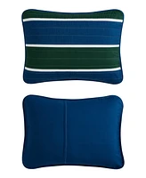 Nautica Knots Cove Cotton Reversible 3 Piece Quilt Set